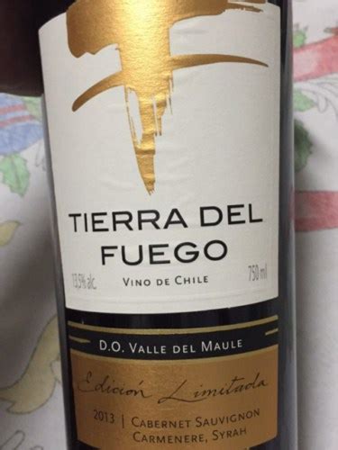 Tierra del Fuego Edición Limitada Carmenère Syrah Cabernet