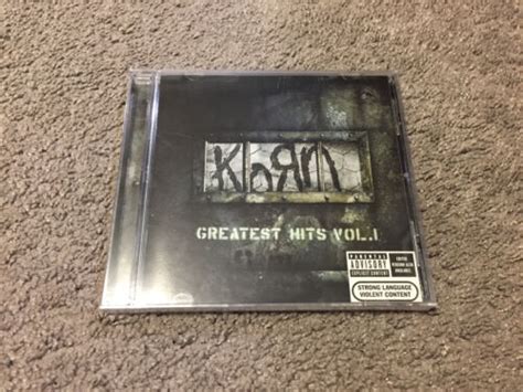 Korn Greatest Hits Vol Alternative Rock Nu Metal Sealed Compilation