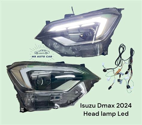 ไฟหนา Isuzu Dmax 2024 2025 Led รน top hilander v cross Headlamp