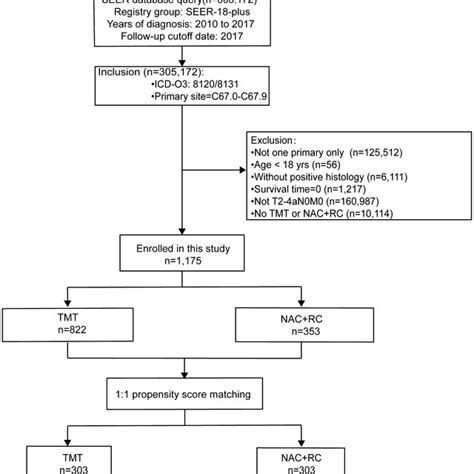 Flow Diagram Of Selecting Patients Tmt Trimodality Therapy Nac