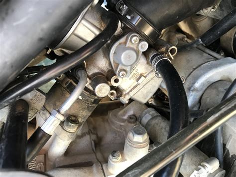 Gas Leaking From Overflow In Carb 04 Kodiak 400 R Yamaha