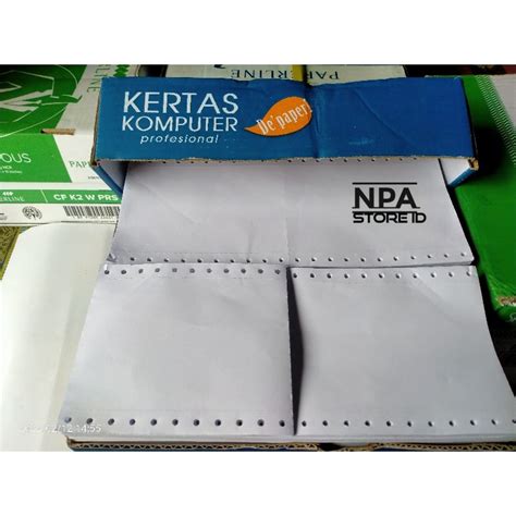 Jual Kertas Continuous Continous Form Struk Ppob Pln Pdam A Bagi