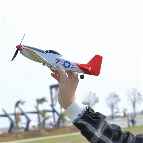 Volantex 2 4G 4 Channel RC Warbird Airplane 400mm Wingspan P51D Mustang