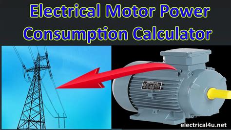 How To Calculate Power Consumption Of Motor