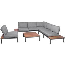 Royalcraft Aspen Fabric Outdoor Corner Modular Lounge Set 6 Seater