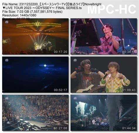 TV Variety Novelbright LIVE TOUR 2023 ODYSSEY FINAL SERIES SSTV