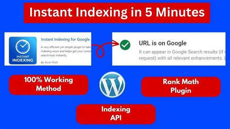 Instant Indexing Plugin Setup Wordpress Fast Indexing Trick Google