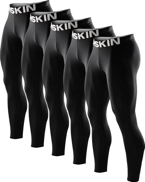 Drskin 5 4 3 Or 1 Pack Mens Compression Pants Tights Leggings Sports