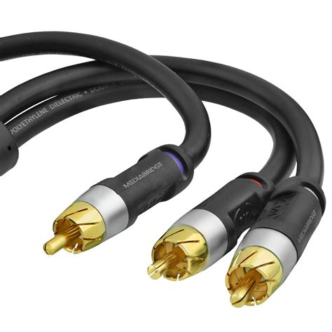 Shop New Ultra Series Rca Y Adapter Male To Male Black Feet