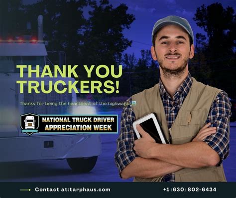 Celebrate 2023 National Truck Driver Appreciation Week In Style — Tarphaus