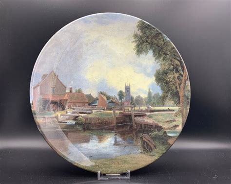 Royal Doulton Plate Dedham Lock And Mill Constable Country Boxed With