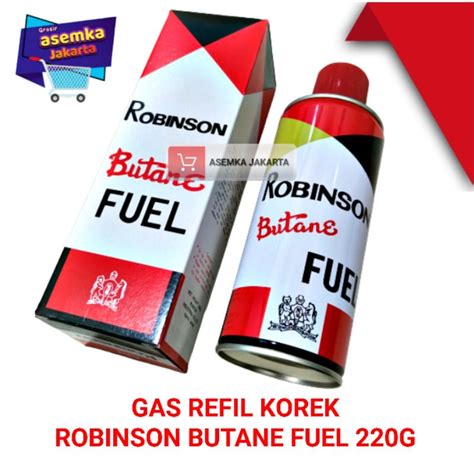 Jual Gas Robinson Butane Fuel Refill Isi Ulang Korek Gas G Shopee