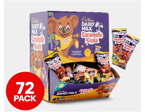 72 X Cadbury Caramello Koala 15g Au