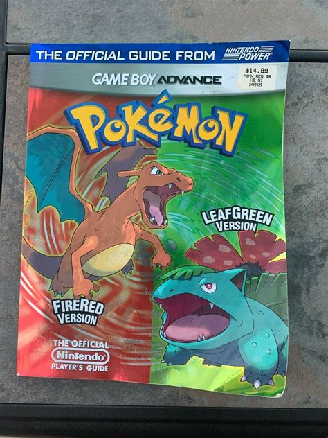 Nintendo Power Pokemon Fire Red Leaf Green Version Official Strategy