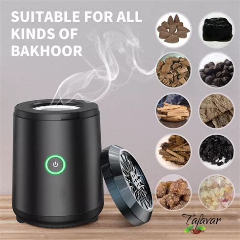 Portable Incense Burner Electric Bakhoor Rechargeable Usb Aroma