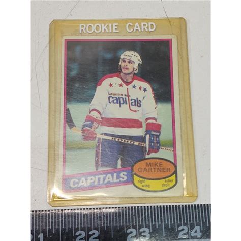 OPC Capitals, Mike Gartner hockey card 1980 - Schmalz Auctions