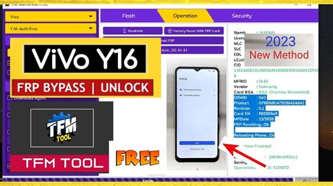 Tfm Tool New Update Vivo Mobile Unlocking Free Vivo Y Auth Free