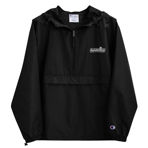 Embroidered Champion Packable Jacket Insanity Lab Racing