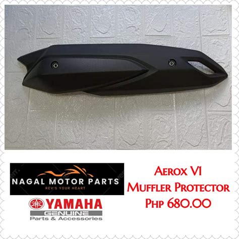 Muffler Protector Or Heat Guard For Aerox V1 Yamaha Genuine Parts Shopee Philippines