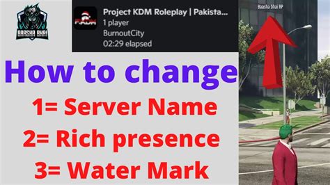 How To Change Fivem Server Name How To Change Rich Presence In Fivem