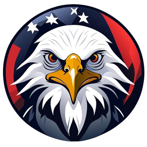 Premium Vector Freedom Symbol Bald Eagle Vector