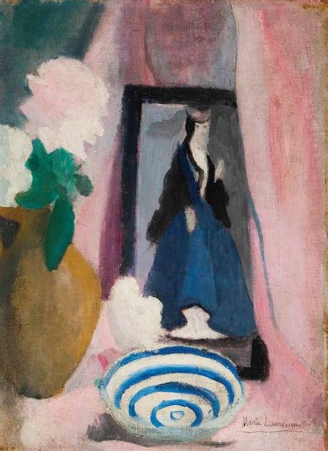 Marie Laurencin FRENCH 1885 1956 Nature Morte Sur Une Table Bouquet