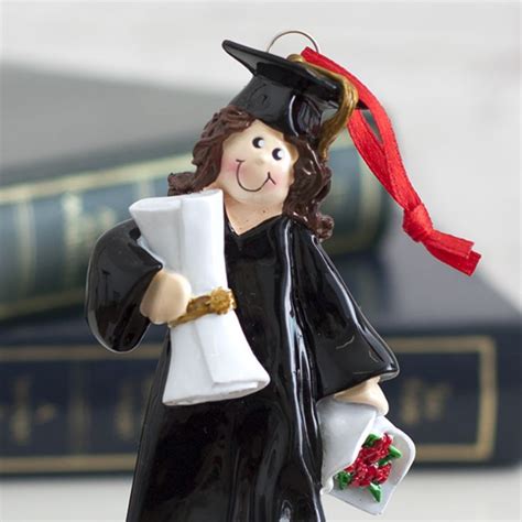 Personalised Graduate Girl Hanging Ornament The T Experience