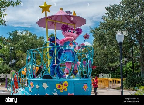 Orlando Florida August 28 2019 Abby Cadabby On Colorful Float In