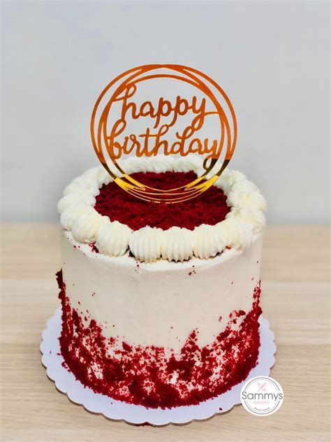 Red Velvet Birthday Cake With Cream Cheese Frosting Artofit