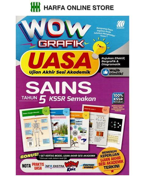 Buku Rujukan Tahun Wow Grafik Uasa Sains Tahun Kssr Semakan Lazada