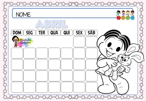 Calendário Abril 2022