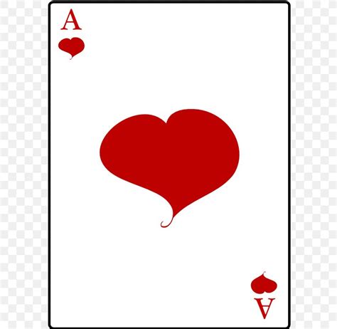 Ace Of Hearts Playing Card Clip Art Png X Px Watercolor