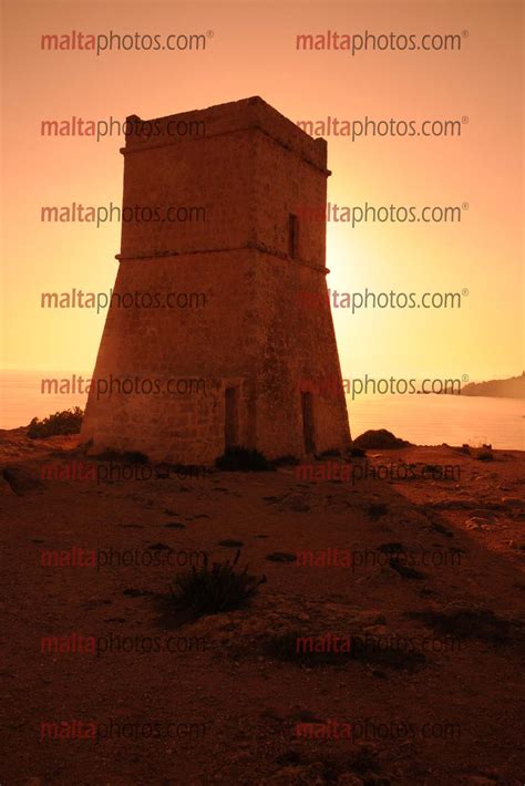 Sunsets Golden Bay Tower - Malta Photos