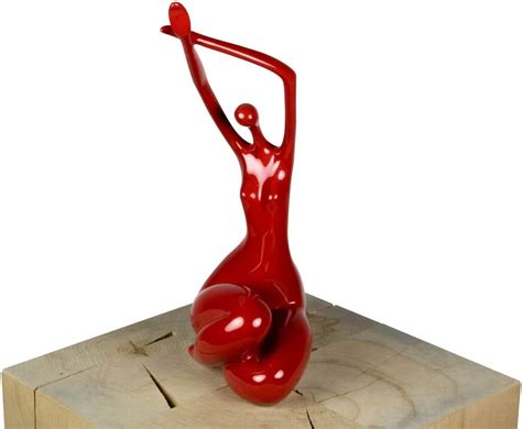 KunstLoft Skulptur Liebreizende Lady 14x33x11cm Moderne Kunststein