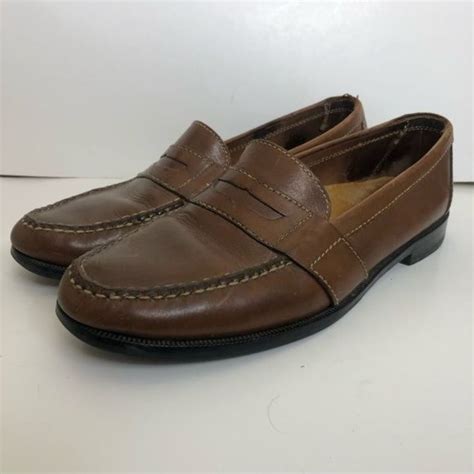 Cole Haan Shoes Cole Haan Brown Leather Slip On Loafers Poshmark