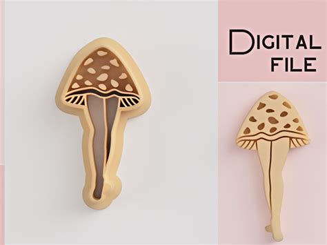 Mushroom Polymer Clay Cutter Tiny Cutters Fly Agaric Clay Cutters