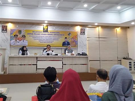 Diskop Dan UKM Inhil Kembali Gelar Pelatihan Digital Marketing Bagi