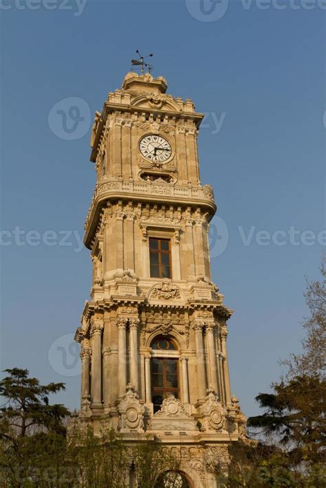 Dolmabahce Clock Tower 11150169 Stock Photo at Vecteezy