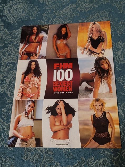 Fhm 100 Sexiest Women In The World 2002 Magazine Supplement Ebay