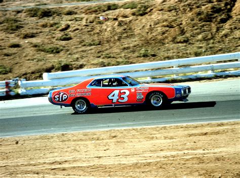 Richard Petty 43 Stp Dodge Charger At Riverside Photograph By David