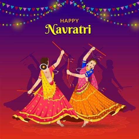 Durga Puja Clipart Transparent Png Hd Dandiya Night Dancing Couple At