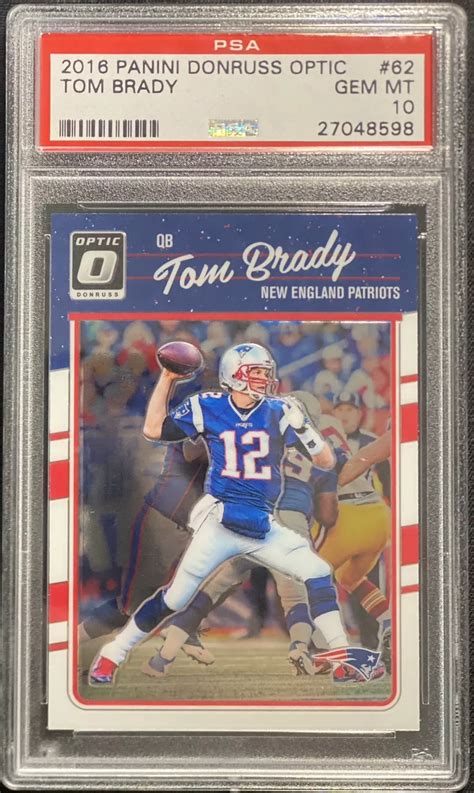 Tom Brady 2016 Optic Base Price Guide Sports Card Investor