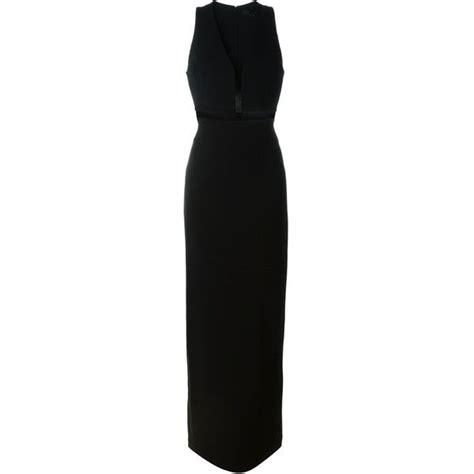 Alexander Wang Fishline Evening Dress V Neck Cocktail Dress Evening