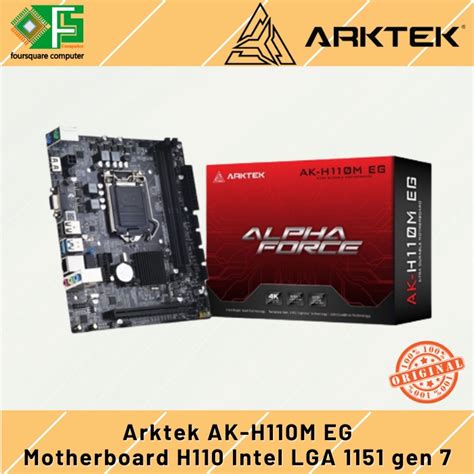 Jual Motherboard H Intel Lga Gen Arktek Ak H M Eg Shopee