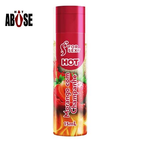 Gel De Massagem Hot Morango Ml Lubrificante Beijavel Shopee Brasil