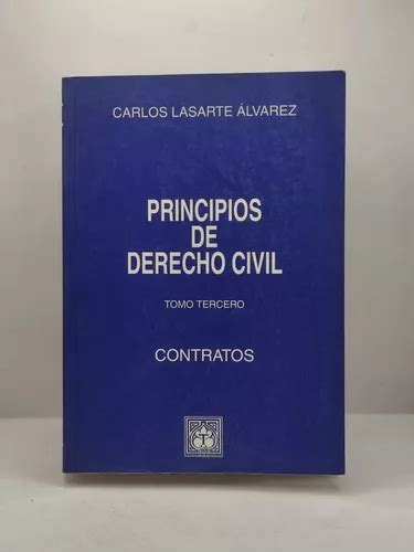 Principios De Derecho Civil Tomo Tercero Contratoscarlos Meses Sin