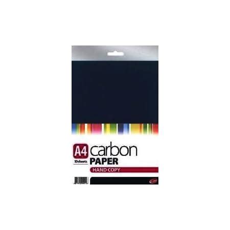 A4 Hand Copy Carbon Paper Sheets Blue Pack 10 Sheets Amazon Co Uk