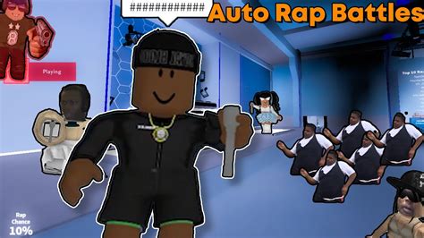 Spitting Bars In Roblox Auto Rap Battles Youtube