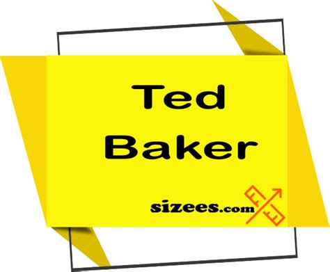 Ted Baker Size Chart Us And Uk Womens Mens Sizees