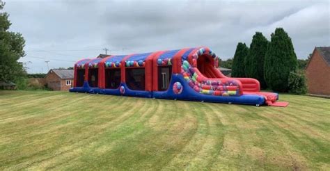 Inflatable Assault Course Best Bouncy Castle Hire Service In Cumbria